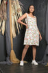 OWO THE LABEL Sleeve less dress for women Owl Print Square Neck Dress (OTL-DRS1046)
